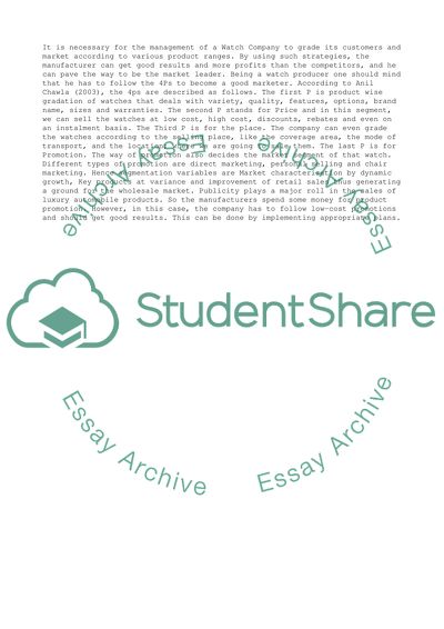 The Marketing Manager: a Good Impression in the Minds of Prospects