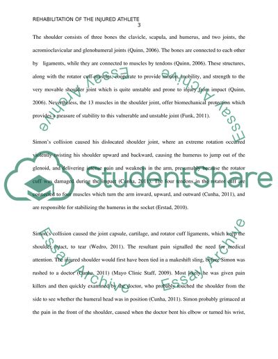 Rehabilitation of the Injured Athlete