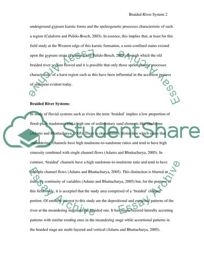 Ancient Braided River System in Spain