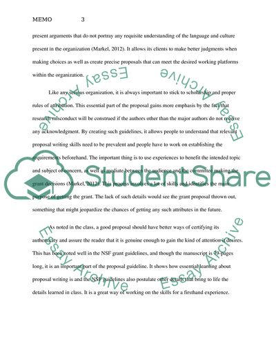 An Analysis of the NSF Proposal Guidelines