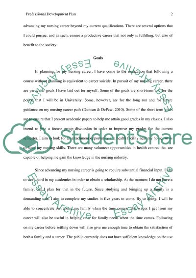 Professional Development Plan