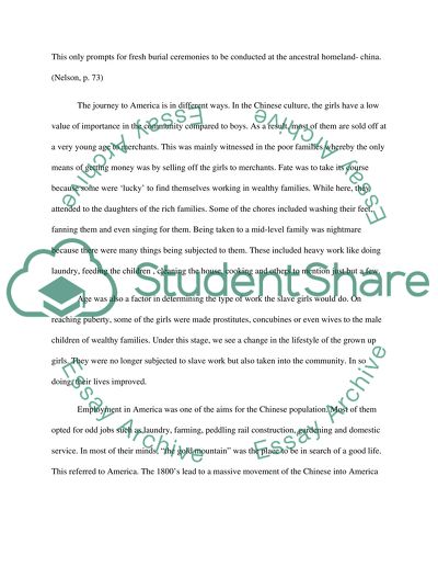 Opportunity in America: the Chinese-American experience