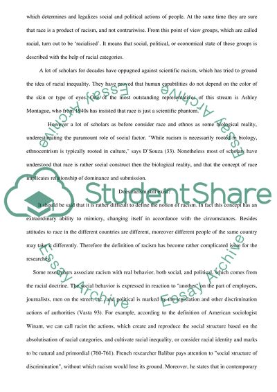 Does Racism Still Exist