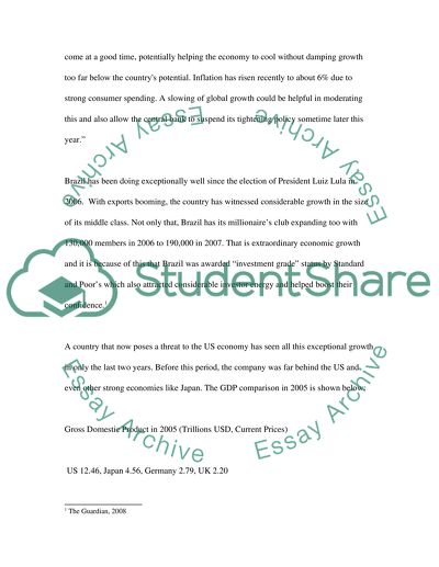 Brazilian Economic Growth