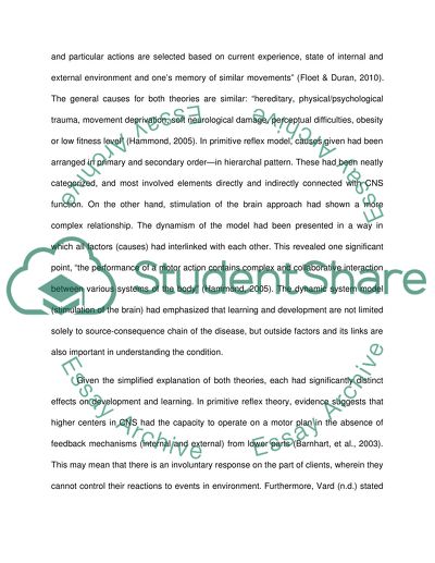 Dyspraxia In Early Years