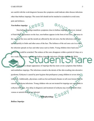 Diagnosis and Pathophysiology of Impetigo