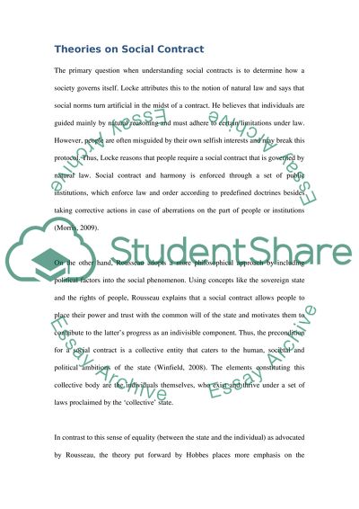 The Relationship Between Individuals and Government