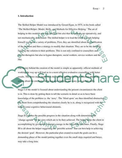 Egan model of counselling slideshare picture