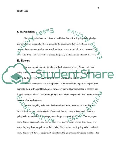 Where will healthcare be in the next five years