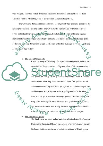 Role of Gods and Goddesses in the Lives of the Romans and Greeks
