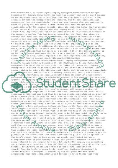 Correspondence packet