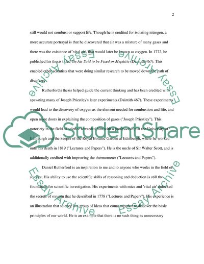 Daniel Rutherford: The Isolation of Nitrogen