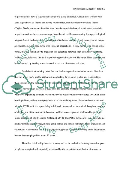 Psychological Aspects of Health