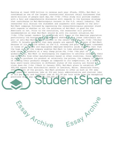 Is Wal-Mart Good for America