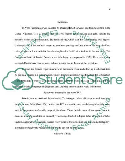 In-vitro Fertilization