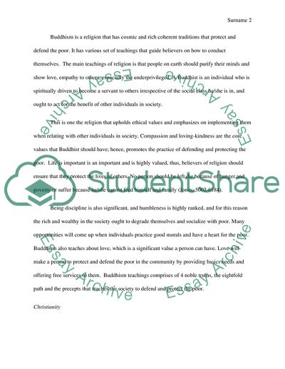 Protecting and Defending the Poor