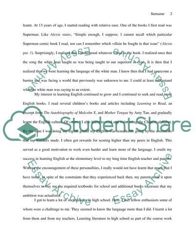 english proficiency essay example