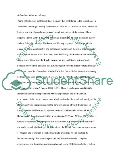 Factors That Have Shaped Bahamian Culture