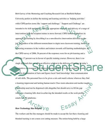 Training in the 21st Century