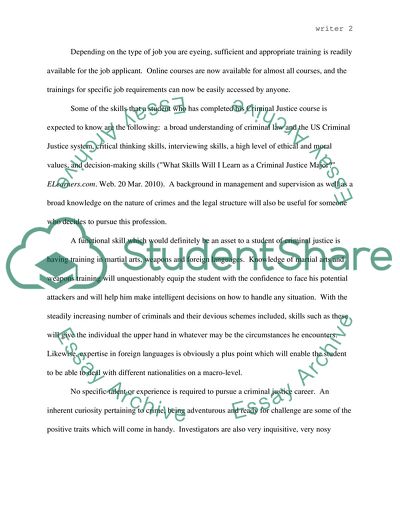 Criminal Justice Career