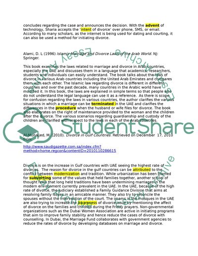 The Laws of Divorce in Various Arab Countries: the Right of Maintenance