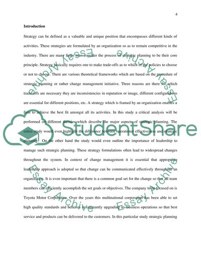 Strategic Management on the Workplace