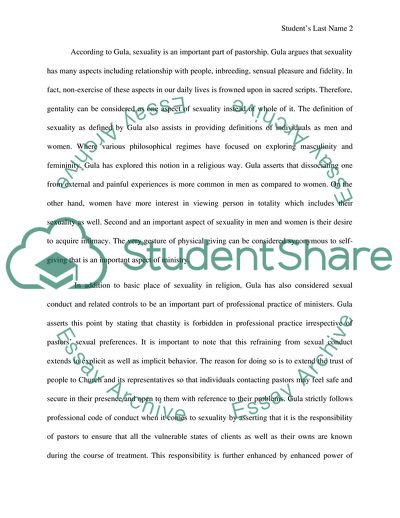 Ethics in Pastoral Ministry