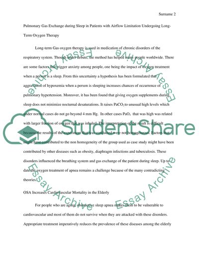 Sleep Apnea Treatment