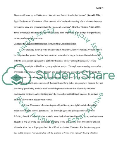 Society and the Environment - Curriculum and Standards Framework