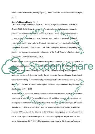 The Financial Sector of Greece