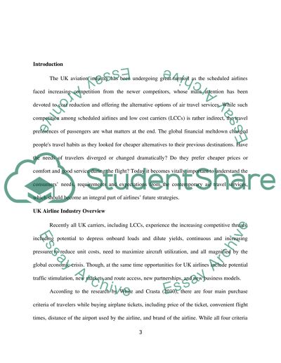 The UK Airline Industry