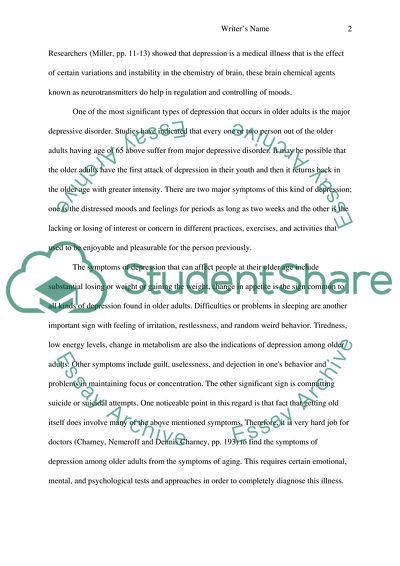 Deppression in older adults(community)