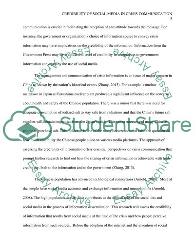 Social Media in Crisis Communication