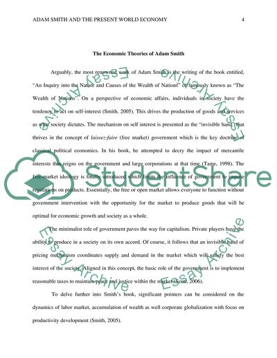 Adam Smith and the Present World Economy