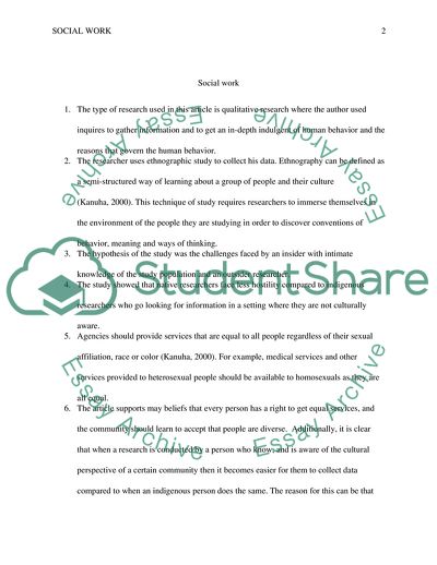 Being Native versus Going Native