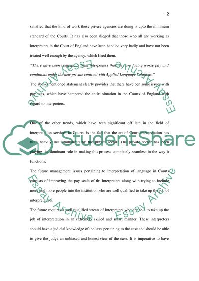 The Issues about the Court Services along with the Victims Rights