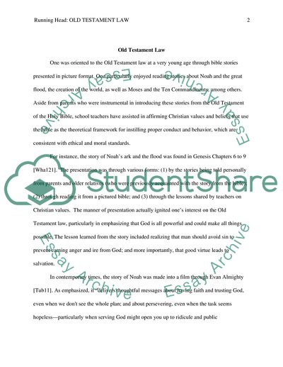 Old Testament Law Issues