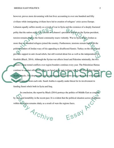 Politics in the Middle East