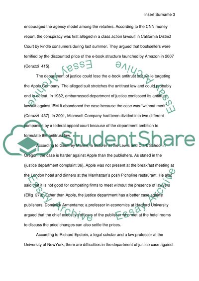 Apple E-book Antitrust Lawsuit