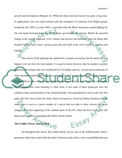 Social Inequality in Movie The Help