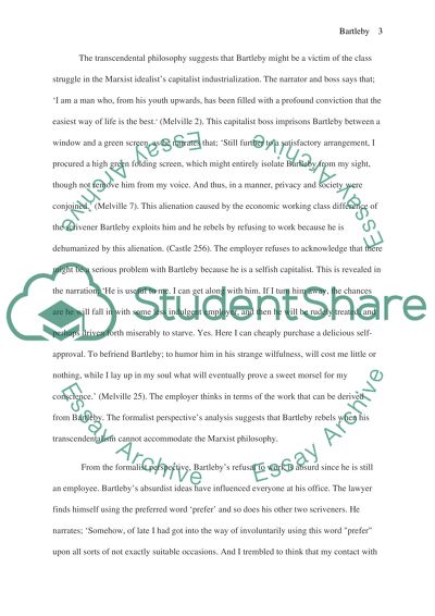 Herman Melvilles Bartleby the Scrivener