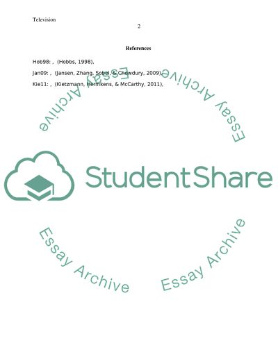 Television in modern society has more negative effects than positive effects. Discuss