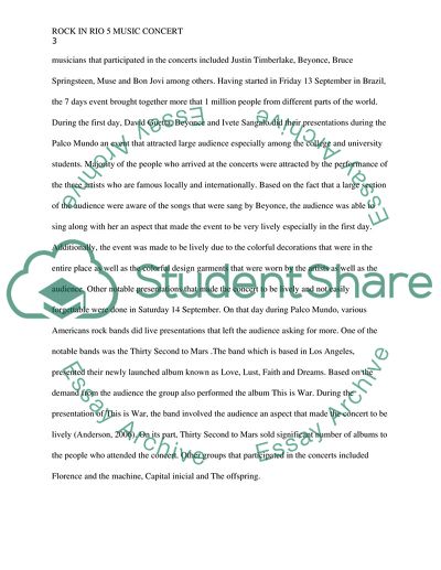 Rock in Rio Concert and the Emotional Side of It