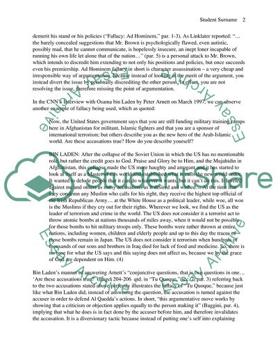 Fallacy in Everyday Media