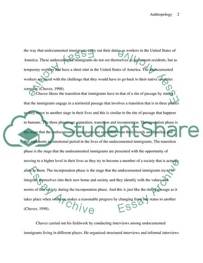 Anthropology for Immigrants