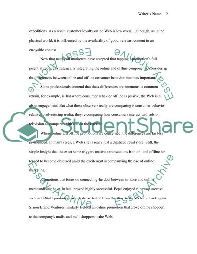 Online Consumer Behavior