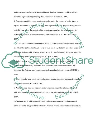 Scenario Project: Investigation Plan