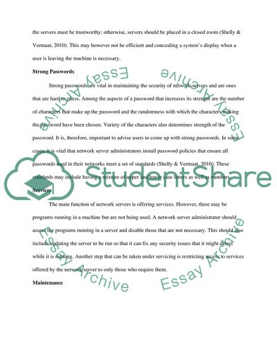 Securing Windows and Unix/Linux Servers
