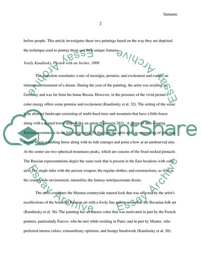 Kandinskys and Severinis Paintings Comparison
