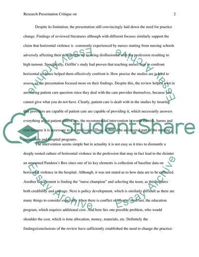 The Experience of New and Student Nurses